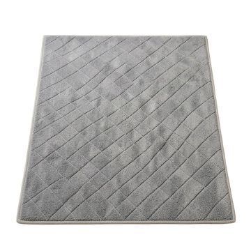 Ash Bluff Bath Mat - Gray (synthetic illustration; no displayed measurements)