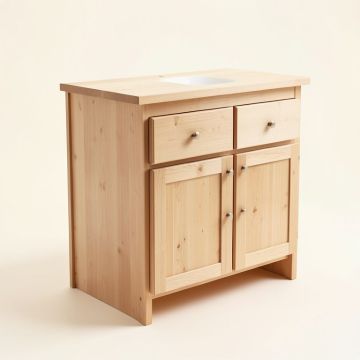 Okanogan 24 '' Single Bathroom Vanity Set (synthetic illustration; no displayed measurements)