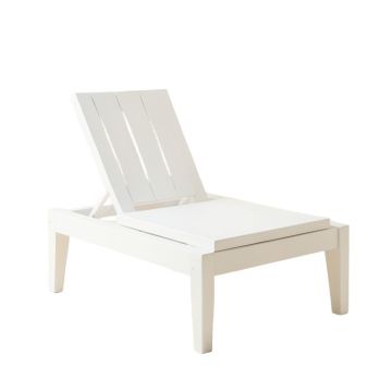 Aspen Bluff Outdoor Lounge Chair - White