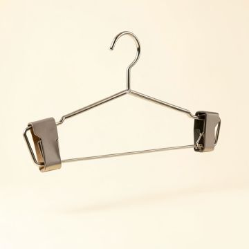 Bottom Hanger With Adjustable Cushion Clips For Skirt/Pants (synthetic illustration; no displayed measurements)