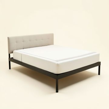 Aisha 46.9 '' Steel Platform Bed (synthetic illustration; no displayed measurements)