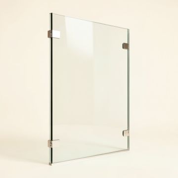 Mosaic 33.75 '' W X 73.75 '' H Framed Fixed Glass Shower Panel (synthetic illustration; no displayed measurements)