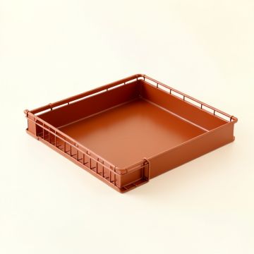 Summit Dale Empty Under-Desk Cable Tray - Terracotta (synthetic illustration; no displayed measurements)