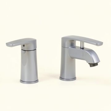 Elite Tall Single Lever Bathroom Faucet With L Shaped Handle And Horizontal Dip Tip Spout (synthetic illustration; no displayed measurements)