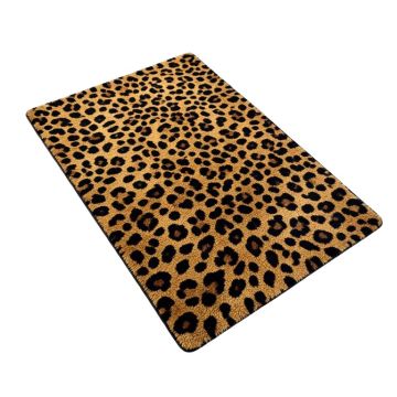 Soho Animal Print Tufted Brown/Black Area Rug