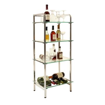 Bartender Standing Decorative Shelves Glass Household Floor Storage Wine Bar
