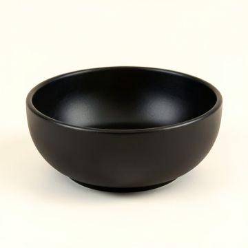 Oak Branch Dining Bowl - Black (synthetic illustration; no displayed measurements)
