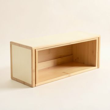 Cedar Bridge Shoe Storage Bench - Cream (synthetic illustration; no displayed measurements)