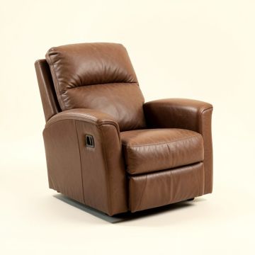 Denilzon 30.7 '' Wide Faux Leather Power Glider Standard Recliner (synthetic illustration; no displayed measurements)