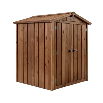 12 Ft. W X 5 Ft. D Solid Wood Lean-To Storage Shed