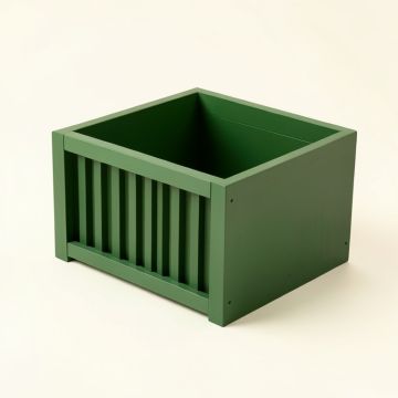 Pine Crest Empty Furniture-Style Litter Enclosure - Green (synthetic illustration; no displayed measurements)