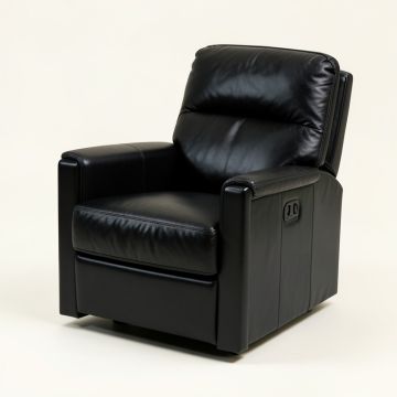 Weingartner 34 '' Wide Faux Leather Power Home Theater Recliner (synthetic illustration; no displayed measurements)