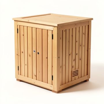 Worthington Nordic Spruce 4 Person Traditional Steam Sauna (synthetic illustration; no displayed measurements)