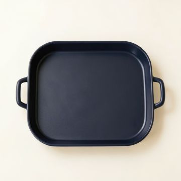 Hazel Bend Serving Tray - Navy (synthetic illustration; no displayed measurements)