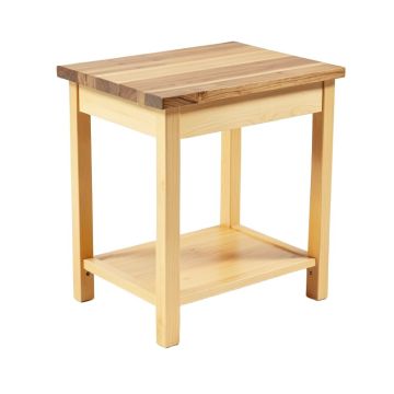 Bertold Kitchen Cart With Butcher Block Top