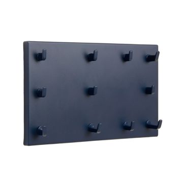 Maple Crest Empty Wall-Mounted Tool Organizer Panel - Navy