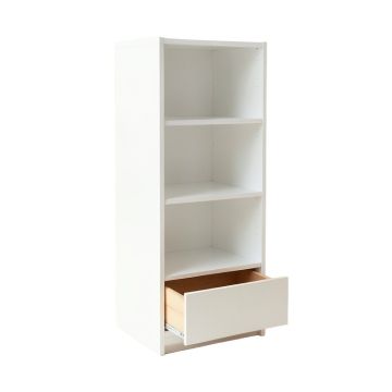 Ash Dale Narrow Cubby Tower - White