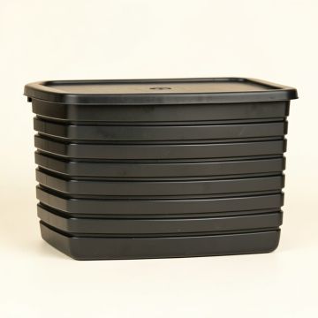 Harbor Branch Closed Outdoor Storage Box - Black (synthetic illustration; no displayed measurements)