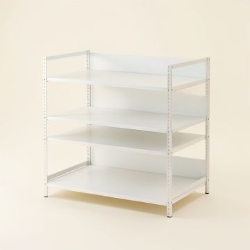 Cedar Bend Desktop Shelving Unit - White (synthetic illustration; no displayed measurements)