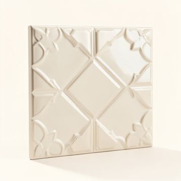 Artwork 12 '' X 35 '' Beveled Ceramic Patterned Tile (synthetic illustration; no displayed measurements)