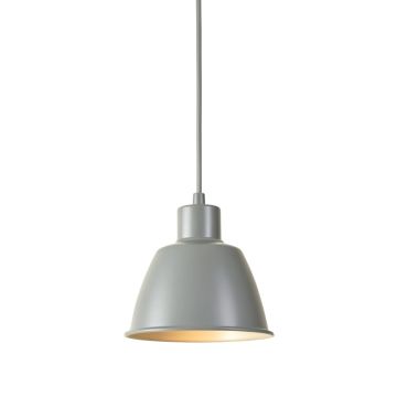 Reed Branch Pendant Light Suspended From One Plain Cable - Gray