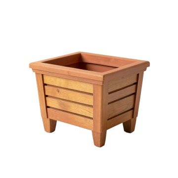 Clay Bend Empty Raised Planter - Terracotta