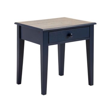 Sage Edge Side Table - Navy