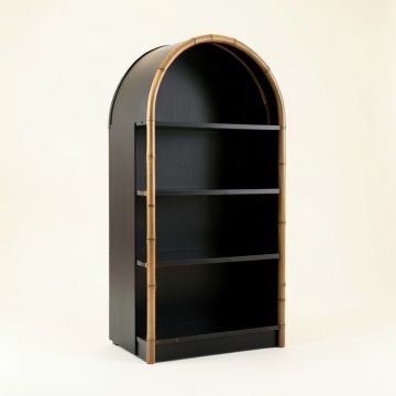Briar Dale Freestanding Bookcase - Black (synthetic illustration; no displayed measurements)