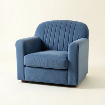 Heath Canyon Upholstered Armchair - Blue (synthetic illustration; no displayed measurements)