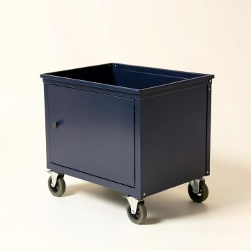 Hill Canyon Empty Rolling Workshop Cart - Navy (synthetic illustration; no displayed measurements)