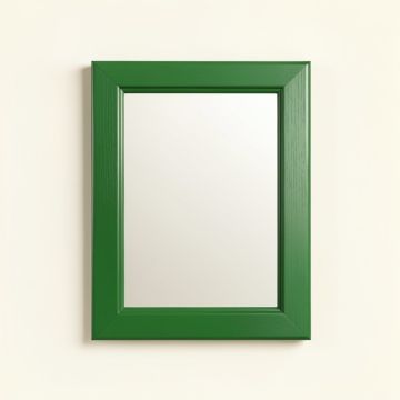 Olive Brook Framed Wall Mirror - Green (synthetic illustration; no displayed measurements)