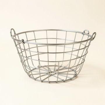 Vintage Style Wire Egg Basket (synthetic illustration; no displayed measurements)
