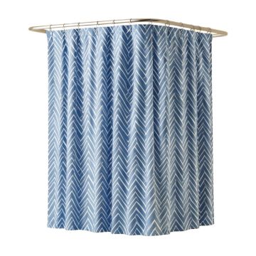 Lavina Chevron Single Shower Curtain