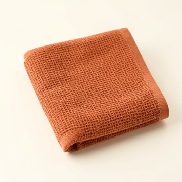 Cove Crest Bath Towel - Terracotta (synthetic illustration; no displayed measurements)