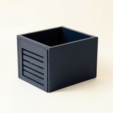 Brook Brook Empty Furniture-Style Litter Enclosure - Navy (synthetic illustration; no displayed measurements)