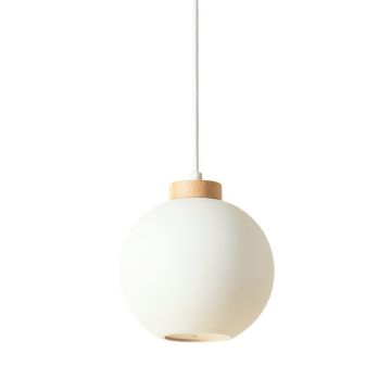 Aspen Branch Pendant Light Suspended From One Plain Cable - White