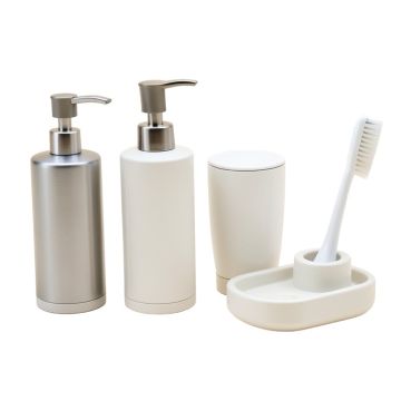 Destini 4 Piece Bathroom Accessory Set