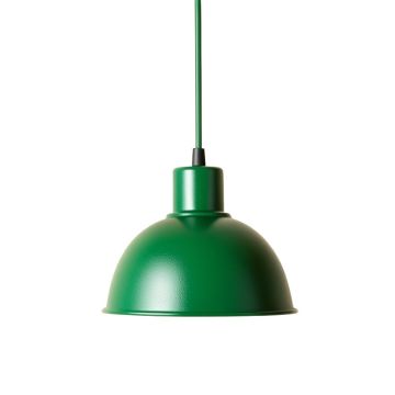 Ridge Crossing Pendant Light Suspended From One Plain Cable - Green