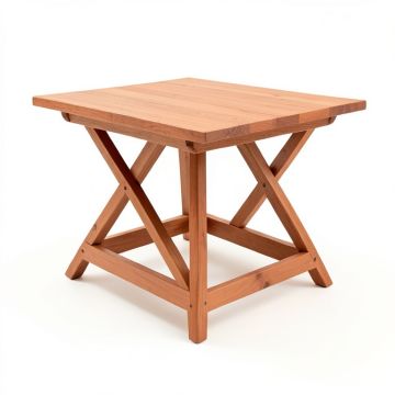 Wren Crest Patio Table - Terracotta (synthetic illustration; no displayed measurements)