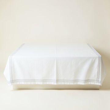 Olive Falls Flat Bed Sheet - White (synthetic illustration; no displayed measurements)