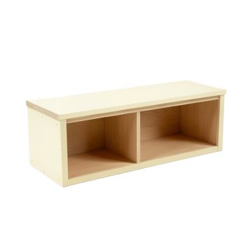 Wren Bridge Shoe Storage Bench - Cream