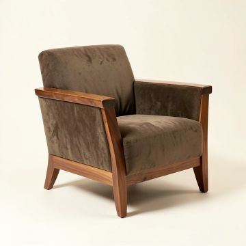 St James 63 '' Wide Polyester Chair And A Half (synthetic illustration; no displayed measurements)