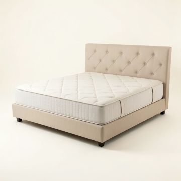 Adithi Twin Tufted Upholstered Platform Bed (synthetic illustration; no displayed measurements)