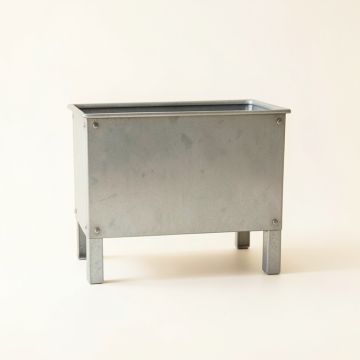 Bay Bend Empty Raised Planter - Gray (synthetic illustration; no displayed measurements)