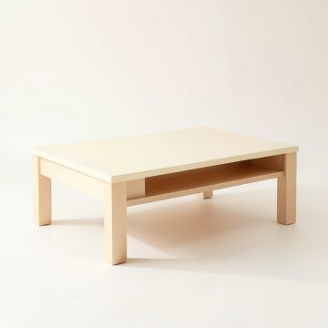 Pine Brook Coffee Table - Cream (synthetic illustration; no displayed measurements)