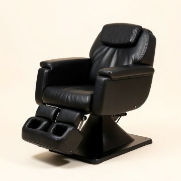 Hair Beauty Equipment Hydraulic Barber Massage Chair (synthetic illustration; no displayed measurements)