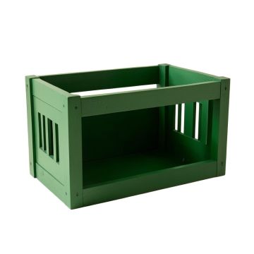 Elm Bluff Empty Furniture-Style Pet Crate - Green