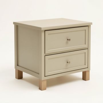 1 - Drawer Nightstand (synthetic illustration; no displayed measurements)