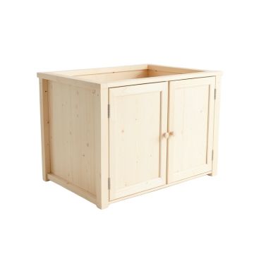 Dawn Brook Empty Furniture-Style Litter Enclosure - Ivory