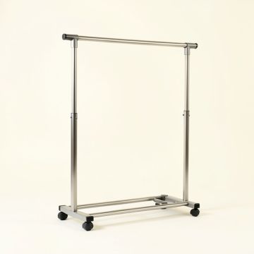 34 '' W Telescopic Garment Rack (synthetic illustration; no displayed measurements)